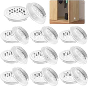 Ventilazione in Acciaio Inossidabile - 20 Pezzi - Louvre Ronde - Tessuto Perforato - Ventilatore di Soffitto - Adatto per Cucina/Bagno - Luce di Ventilazione