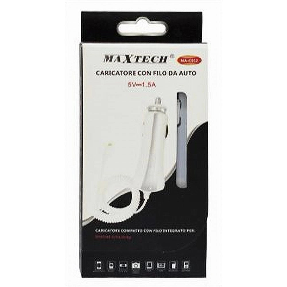 Trade Shop - Caricatore Auto Lightning Caricabatteria Iphone Ipad 5v-1.5a Filo 1.2mt Ma-c012 -