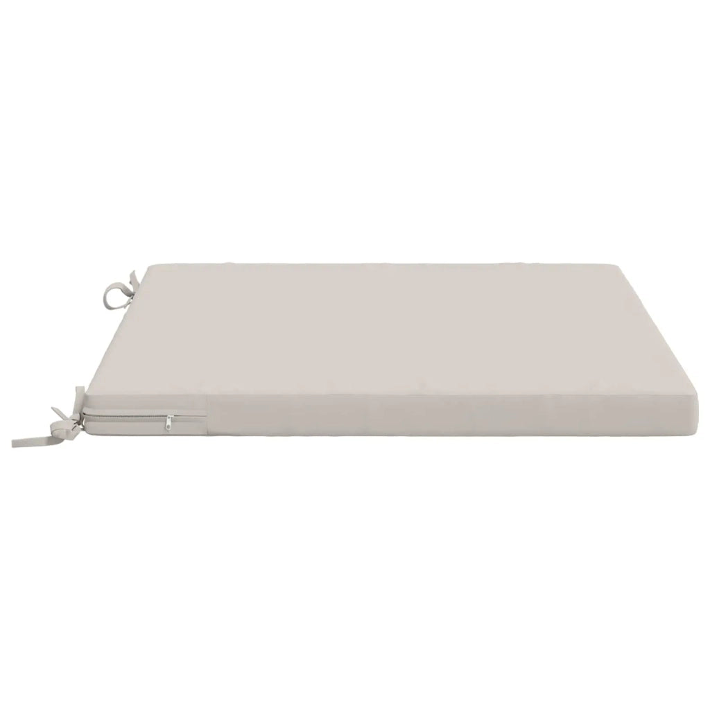 Cuscini per Sedia in 4 Pezzi SOEST 4 pz 100% Poliestere Bianco 944824