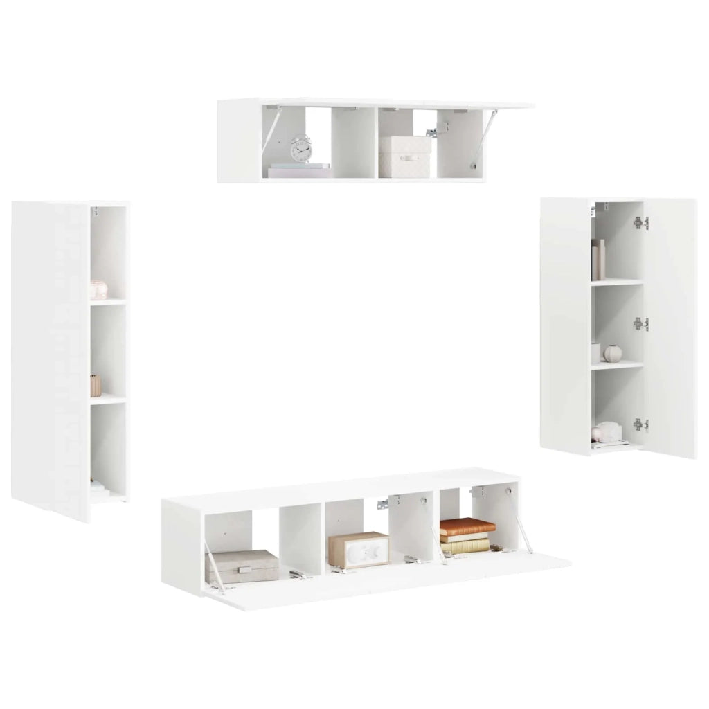 Mobile TV 5 pcs Bianco