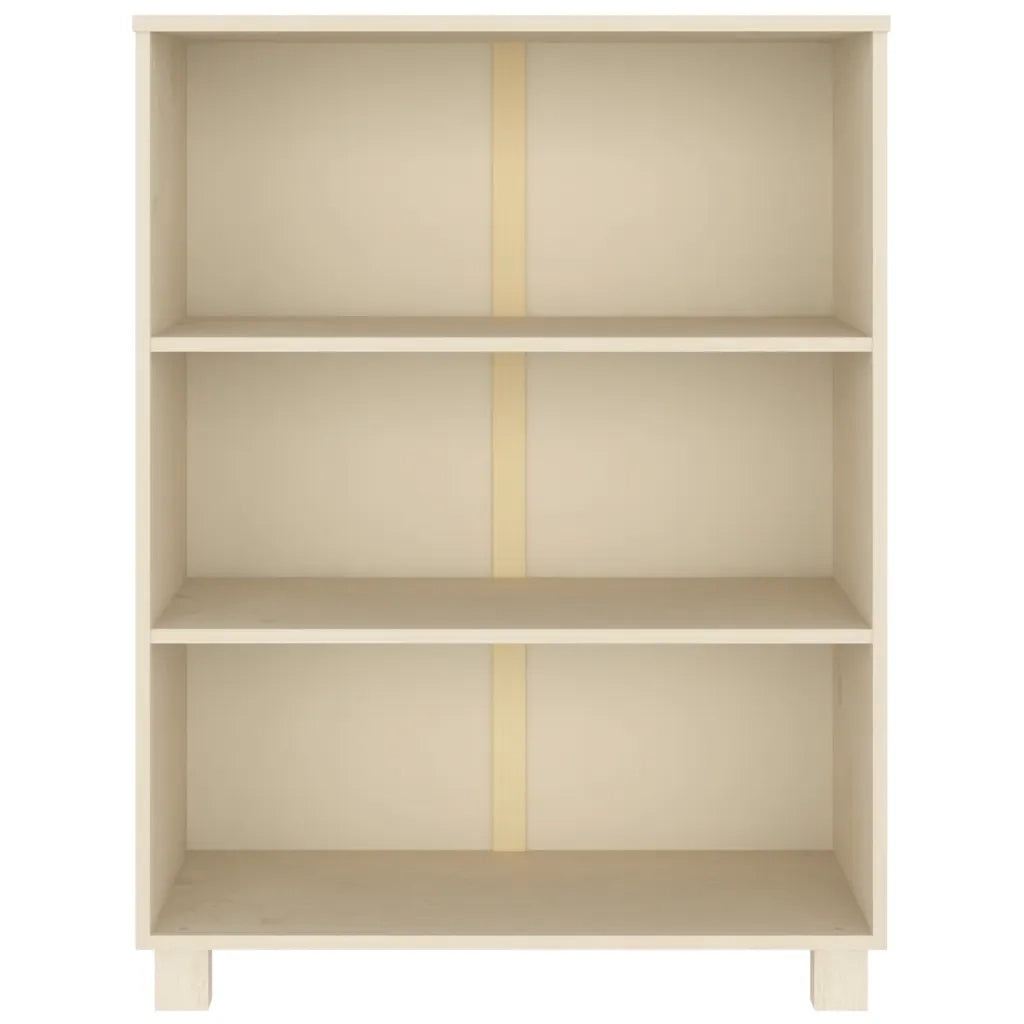 Libreria HAMAR ambra 85x35x112 cm in Legno Massello di Pino 340484