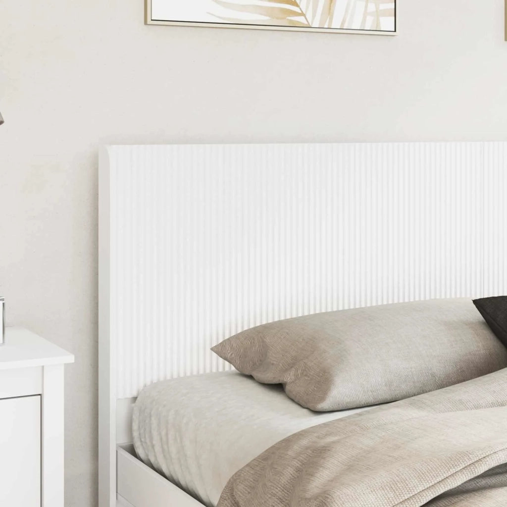 Struttura del letto con stoccaggio e testata Bianco 3414079