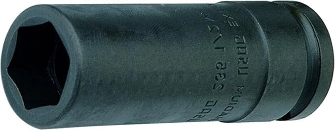 Bussola Usag 1/2" lunga impact FULLCONTACT nera diametro 19mm U02350244
