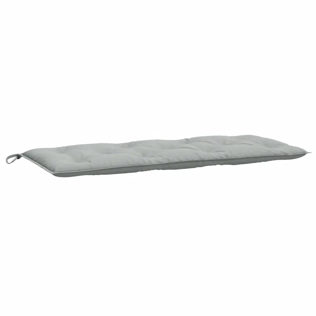 Cuscini Panca Giardino 2 pz-Set di 2 Cuscini per panchina da esterno Grigio Chiaro M¨¦lange 120x50x7cm