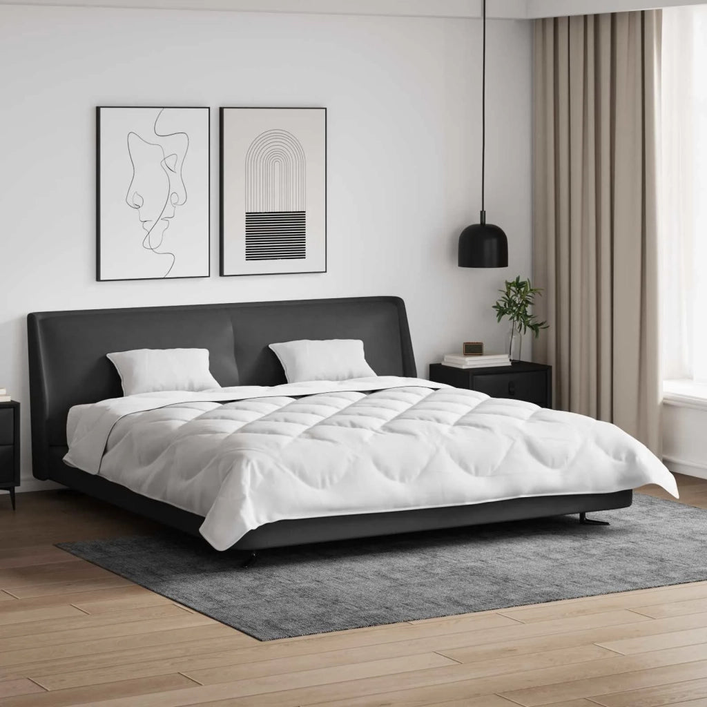 Piumone | Duvet con cuscino 3 pz Bianco Microfibra