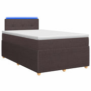 Letto box spring con materasso Marrone Scuro 120 x 200 cm 3452907