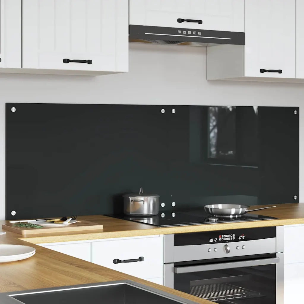 Schienale da cucina 2 pcs Grigio scuro 80 x 50 cm 3415462