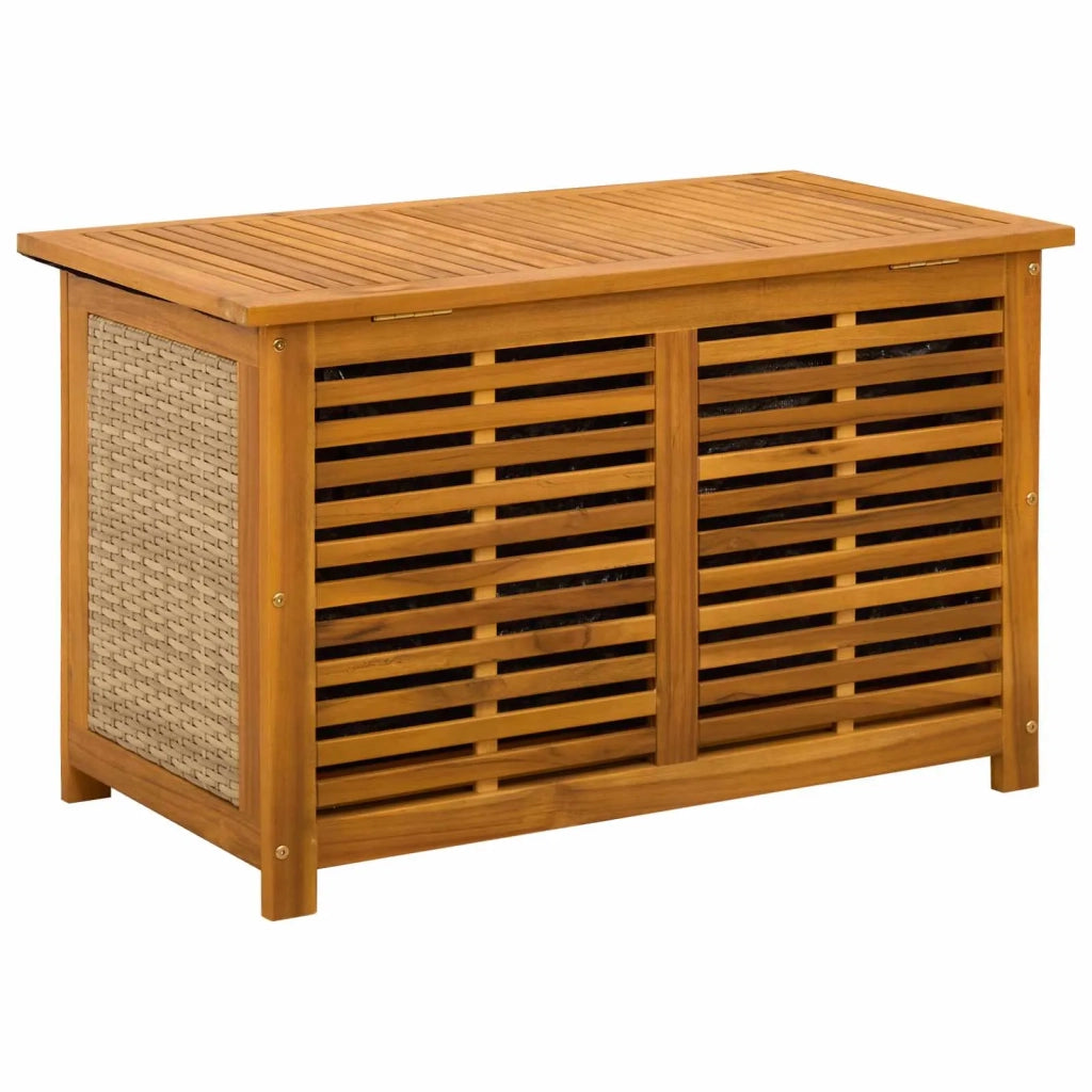 Scatola di Stoccaggio per Giardino 185 L 90 x 50 x 56 cm Beige 42002719