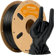 Filamento per stampa 3D PETG con fibra di carbonio 175 mm - Precisione ± 003 mm - 1 kg bobina - Nero fibra di carbonio