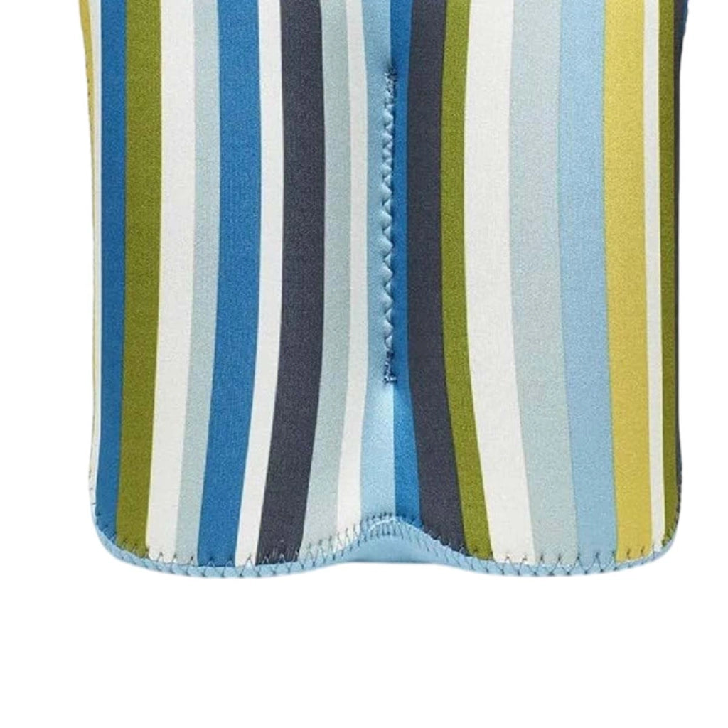 Borsa termica con cerniera per due biberon, motivo a righe, con tracolla rimovibile Multicolore Built