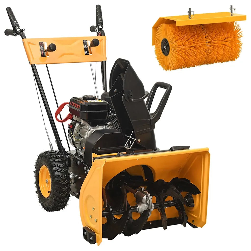 Set Spazzaneve e Spalaneve 4 in 1 a Benzina 6,5 HP cod mxl 60103