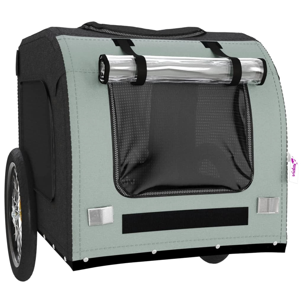 Rimorchio/carrello per animali domestici grigio 02_0044259