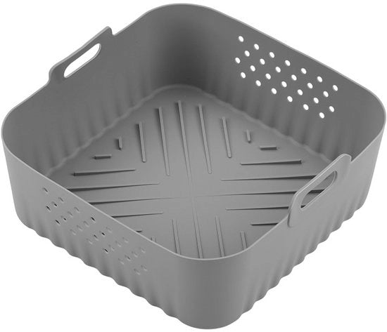 2 pezzi Adatto per NINJA AF140 AF141 AF180 AF181 HD9270 Piatto in silicone per airfryer accessori - grigio