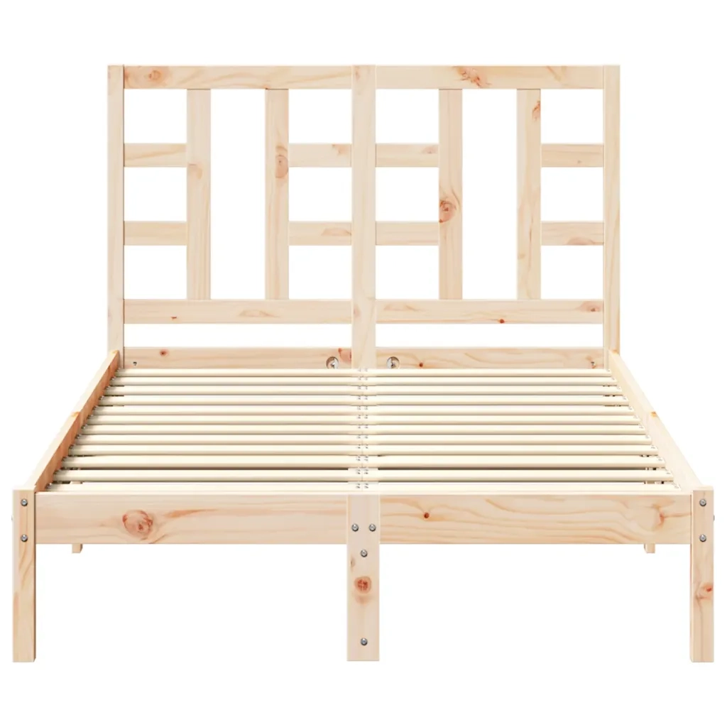Giroletto-Struttura Letto in Legno Massello 120x200 cm 494888