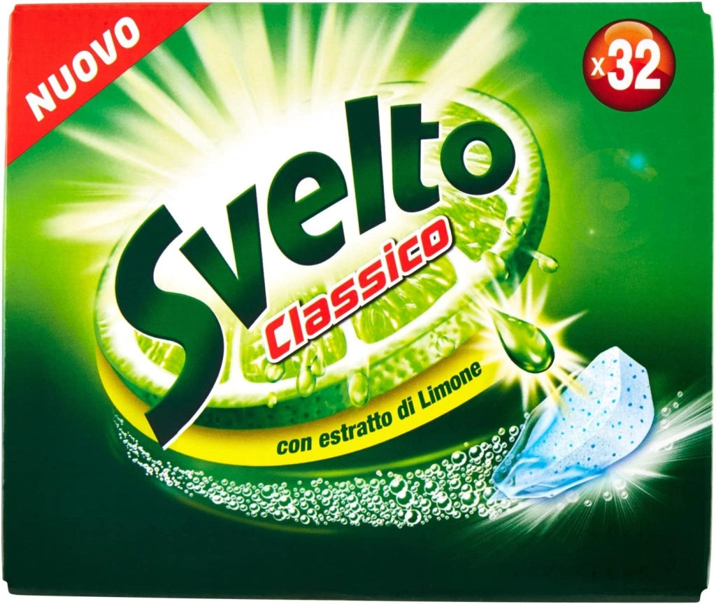 TABS SVELTO LAVASTOVIGLIE CLASSICO FORMATO DA 32 PEZZI