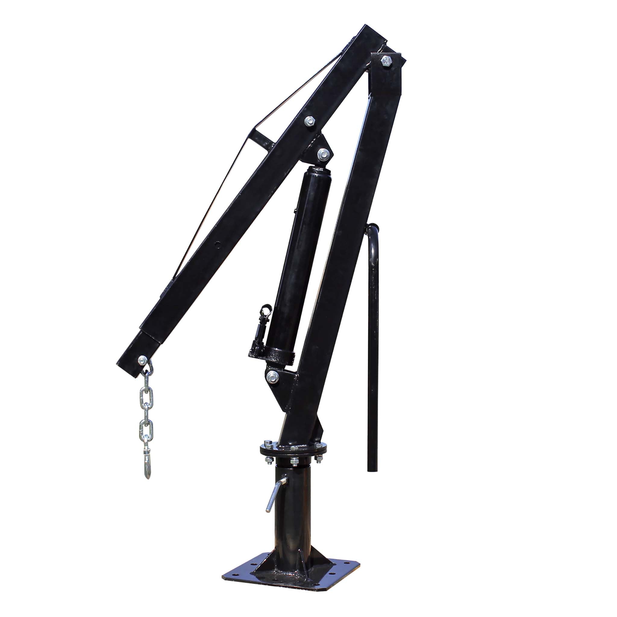 Gruetta per pick up idraulica max 500 kg girevole a 360° Mini gru di sollevamento