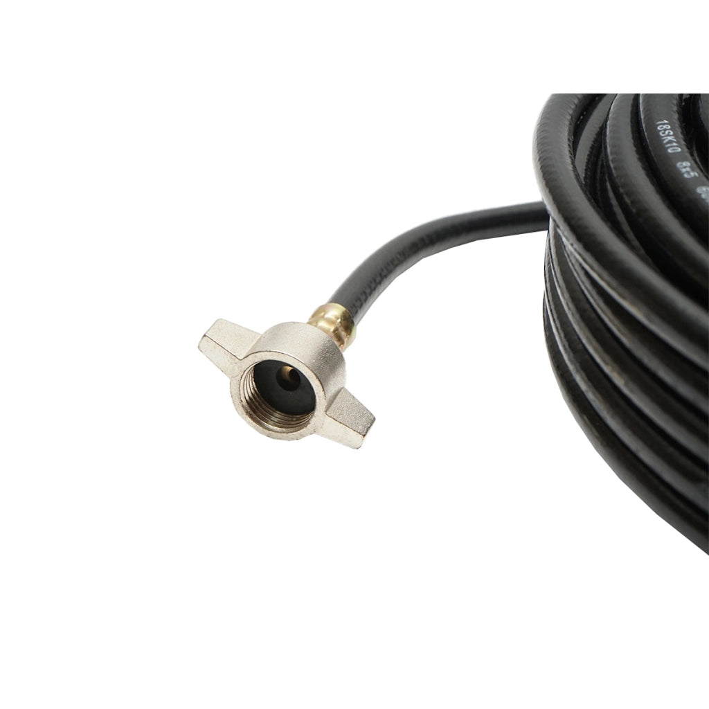 Tubo flessibile per compressore d'aria L = 20 m con raccordi per gonfiaggio pneumatici