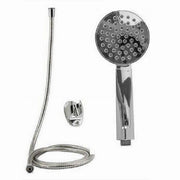Trade Shop - Kit Doccetta Doccino Soffione Bagno Doccia Tondo Con Laccio 1,8 Mt Staffa 69320 -