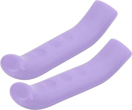 Coprimano in Silicone per Bicicletta da Montagna e da Strada - Protezione per Leva del Pedale - Utilizzo Universale - Rosso Porpora