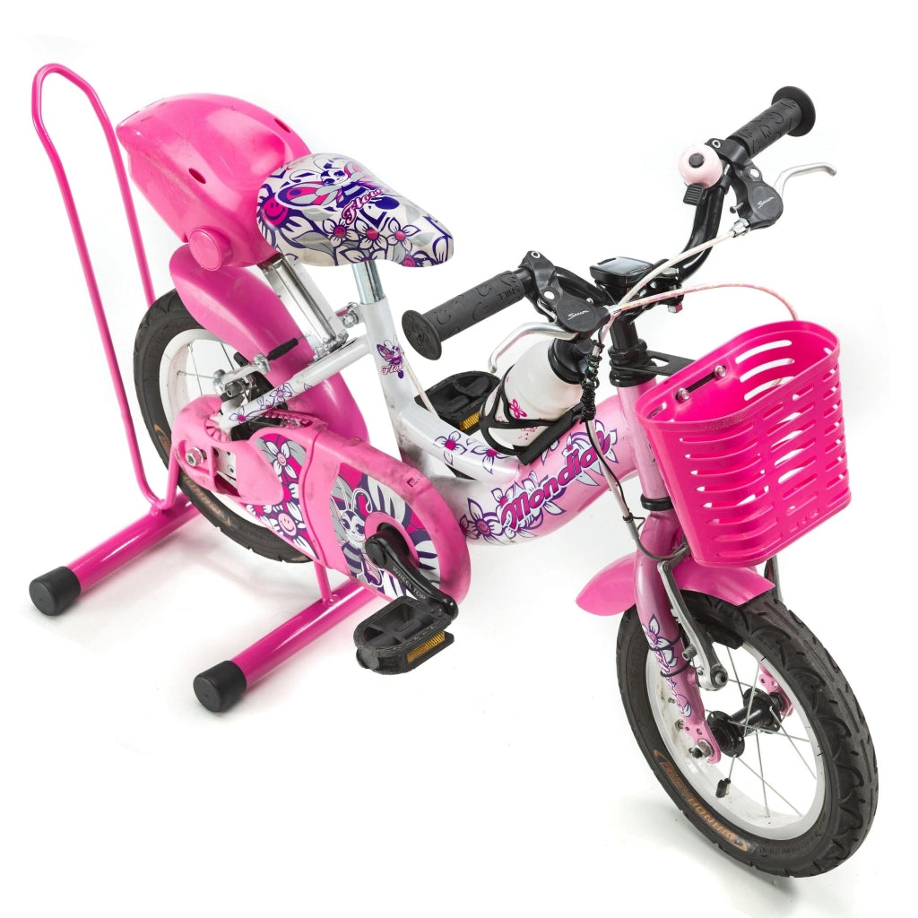 Andrys Porta Bici Piedistallo Bambini 1 Posto 3-10 Anni - Rosa