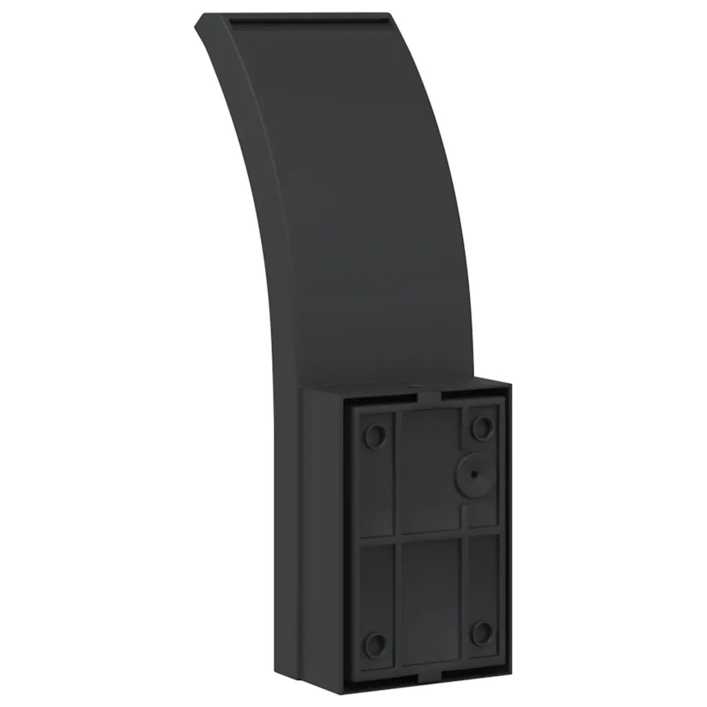 Applique per Esterni con LED 2 pz Nere Alluminio Pressofuso 4006261