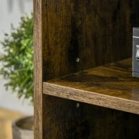 Mobile TV da Salotto in Stile Industriale, Legno e Acciaio, 110x40x50cm