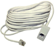 Trade Shop - Prolunga Cavo Telefono 5mt Filo Telefonico Rj11 6p4c Maschio Femmina Modem Adsl -
