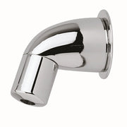BRACCIO DOCCIA ANTIVANDALO C/SOFFIONE INCORPORATO OTTONE- Cromo 1/2- RIVER- pezzi 1