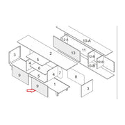 R PART 9 ANTA  X  PARETE ATTREZZATA ZAIKEN- 1,0 pz