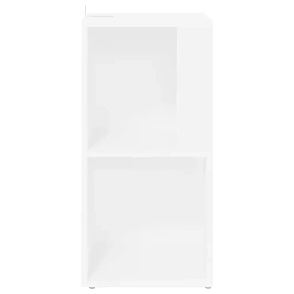 Pensile Angolare Bianco 33x33x67 cm in Legno Multistrato 809017