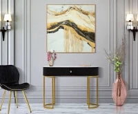 Consolle Montpellier Nera cm 100X43X74