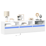 Mobile TV a Parete con LED Bianco 180x31x45 cm 3307940