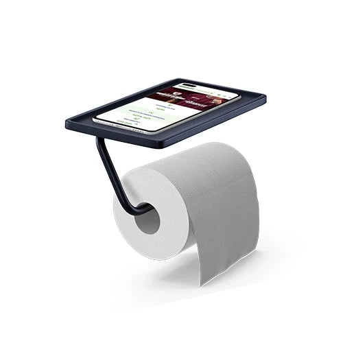 Porta carta igienica DH Smart con base appoggio cromo