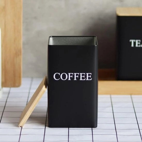 Set di contenitori di vetro, 1000 ml, con coperchio in bambù ermetico