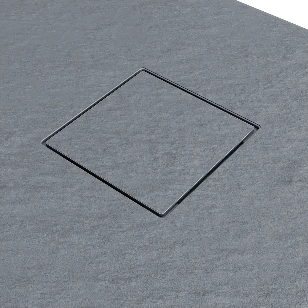 Piatto doccia 90x150 cm colore grigio effetto pietra | Samos