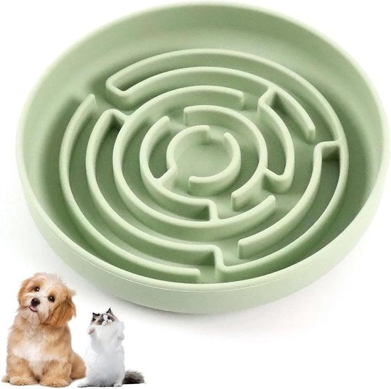 - Protezione contro lo scivolamento per cani - Protezione contro lo scivolamento per gatti - Porta cani - Alimentatore lento per cani - Protezione contro lo scivolamento per gatti (verde matcha)