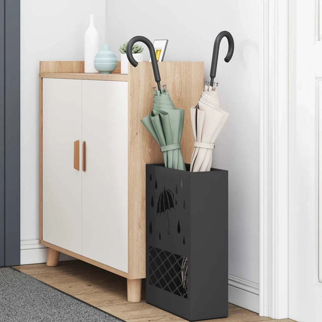 Supporto per Ombrellone Nero 28 x 12 x 41 cm Acciaio CFW3304232