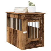 Gabbia Cani da Arredamento Legno Antico Legno Multistrato 857642
