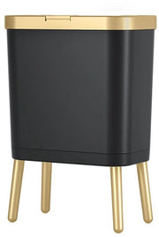 Pulitore per cucina, 15 litri 
Pulitore per bagno con coperchio 
Pulitore per camera da letto, ufficio, bagno, soggiorno (nero con oro)