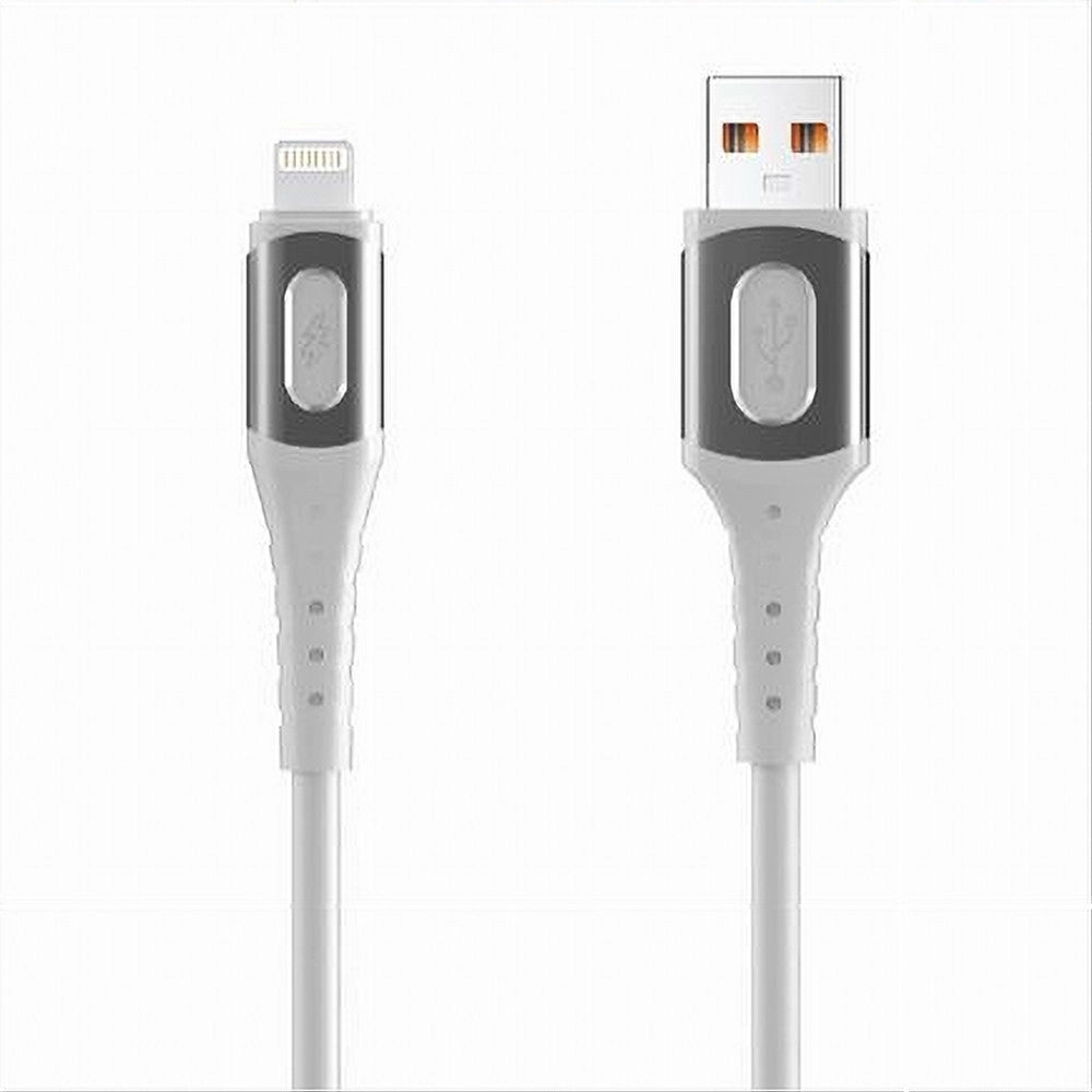 Trade Shop - Cavo Ricarica Super Trasmissione Dati Usb A Lightning 3a 1mt Iphone Ipad F-ip052 -