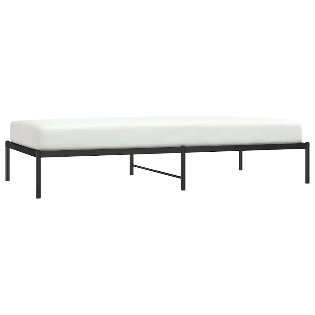 Giroletto-Struttura Letto in Metallo Nero 100x200 cm 511463