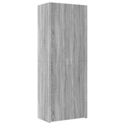 Buffet credenza cassettiera armadio mobile contenitore organizer cucina soggiorno salotto rovere Sonoma alto 70 x 42,5 x 185 cm legno ingegnerizzato grigio 02_0035630