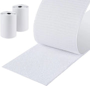 Nastro adesivo self-adesivo, extra resistente, chiusura adesiva, 10 cm di larghezza, 1,5 metri di lunghezza, bianco