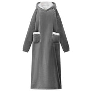 Felpa coperta Grigio scuro L Pile e Flanella 42017192