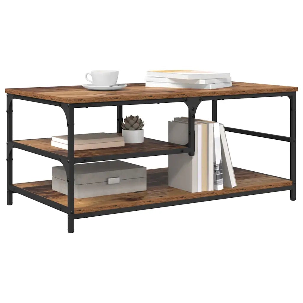 Tavolino da salotto Legno vecchio 90 x 49 x 40 cm 886243