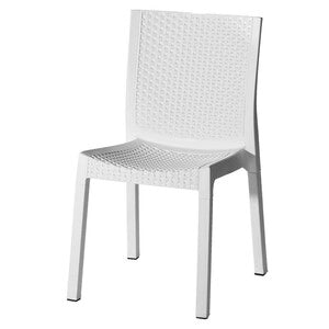 SEDIA PANAREA RATTAN BIANCO- 1,0 pz