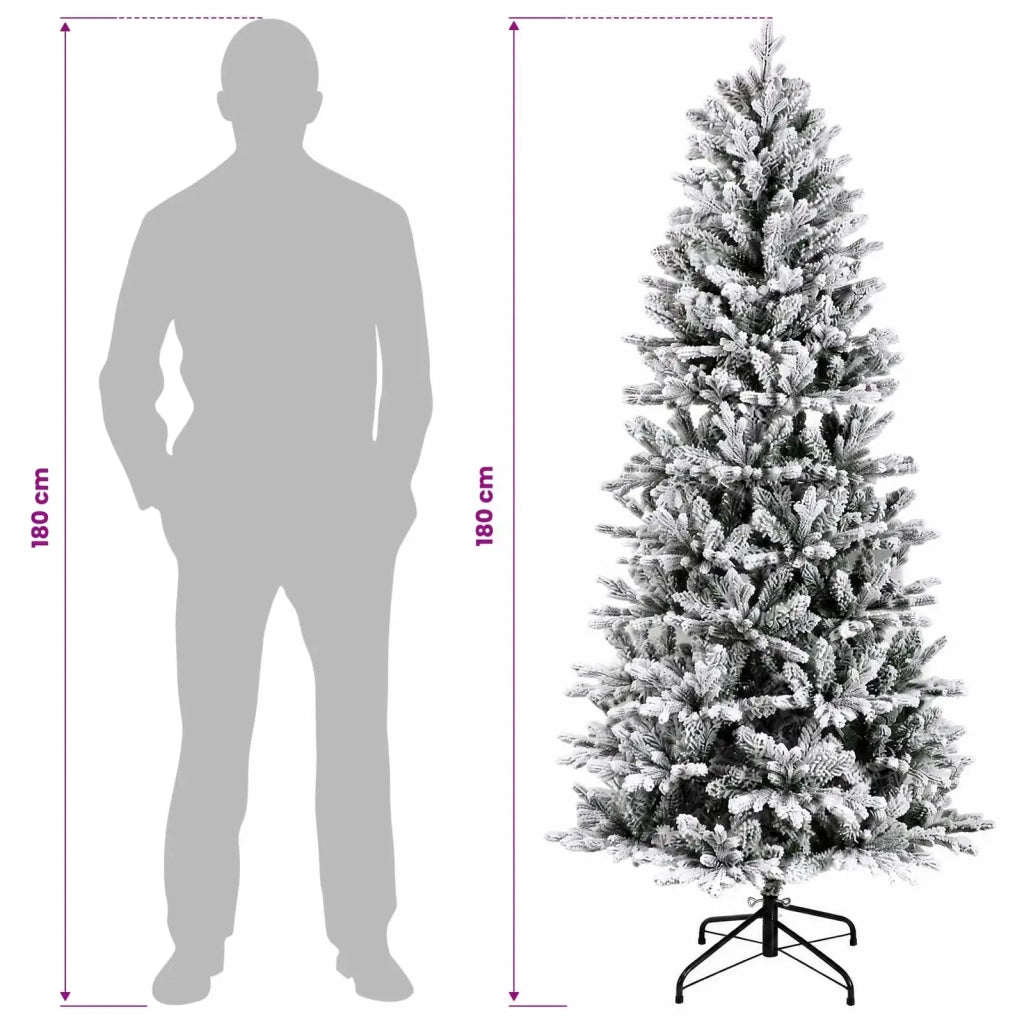 Albero di Natale Artificiale con Rami Pieghevoli 180 cm 42055504