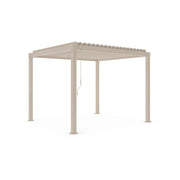Pergola da Giardino in Acciaio Tetto Lamellare 3x3 Garda Bizzotto