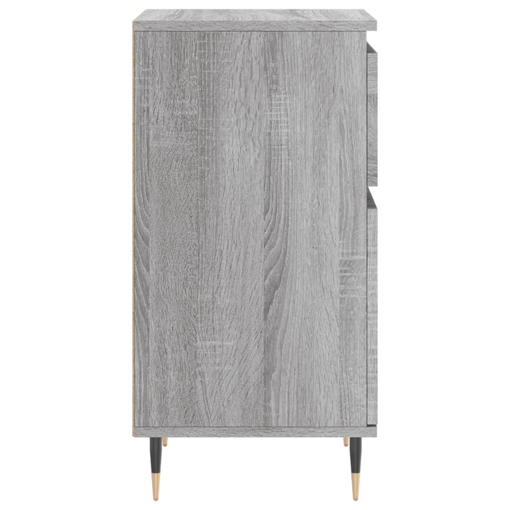 Buffet credenza cassettiera armadio mobile contenitore organizer per cucina soggiorno salotti set di 2 Sonoma 40 x 35 x 70 cm in legno ingegnerizzato grigio 02_0036951
