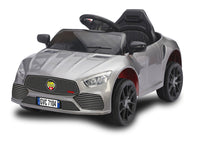 Macchina Elettrica per Bambini Deluxe 12V 4,5Ah Argento
